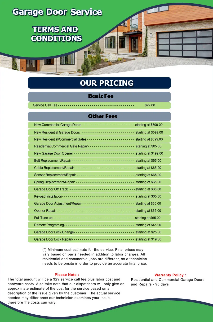 Neighborhood Garage Door Plano, TX 972-426-3366